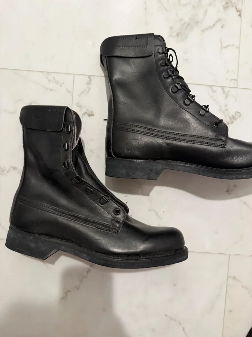 NEW black Aviator boots